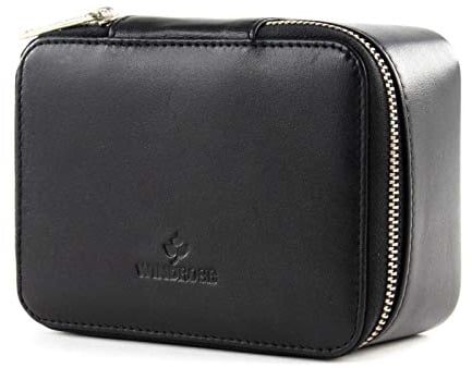 Windrose Nappa - Schmucketui 14 cm black