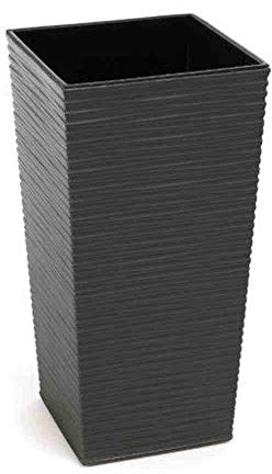 Siena Garden Pflanzgefäß Nizza graphit Kunststoff 40cm