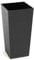 Siena Garden Nice Pot de Fleurs en Plastique Graphite 40 cm