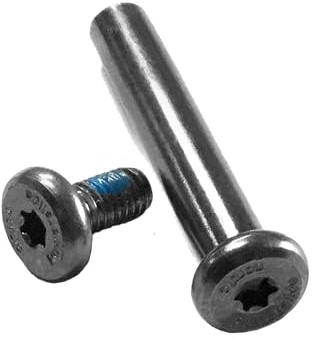 Powerslide Inline Skate Ersatzteil Stahl Doppelachse für Schutzblech 8mm, L = 61mm, Hex, Stück