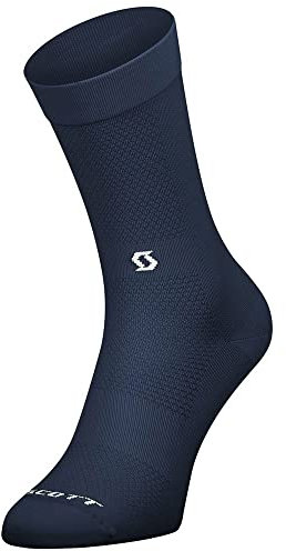 SCOTT Performance No Shortcuts Crew Fahrrad Socken Midnight blau 2025: Größe: XL (45-47)