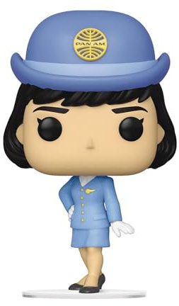 Funko Pop! Ad Icons: Pan Am Stewardess Am - Stewardess Without Bag - Pan-Am - Vinyl-Sammelfigur - Geschenkidee - Offizielle Handelswaren - Spielzeug Für Kinder und Erwachsene - Ad Icons Fans