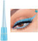 Liquid Eyeliner Matte Schnell trocknender Eyeliner, dauerhafter nicht blühender wasserdichter gelfarbener Eyeliner, Candy Color Liquid Hochpigmentierter Eyeliner (Blau)