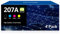 4er-Pack 207A Toner (Mit Chip) Kompatibel für HP 207A 207X Multipack Toner für HP Color Laserjet Pro MFP M283fdw MFP M282nw M255dw M283fdn M255nw W2210A W2211A W2212A W2213A Schwarz Cyan Gelb Magenta