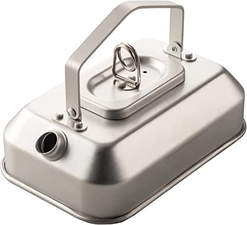 TIYASTUN 0.7L Camping Kettle Lightweight Aluminium Camp Kettle Teapot for Boiling Water Camp Coffee Tea, Fishing Kettle for Outdoor Cooking Backpacking Picnic BBQ Hiking, Silver