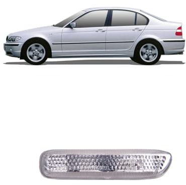 DM Autoteile 140196 Seitenblinker vorne rechts weiß kompatibel für BMW 3er E46 Coupe Cabriolet Touring