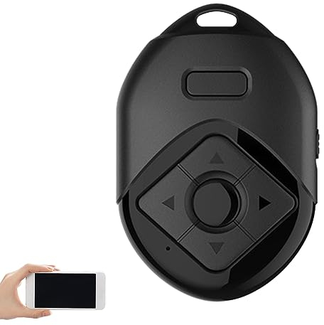 Lambo Remote Control Button - Rechargeable Wireless Page Turner | e-Reader Page Turning Artifact, Scroll Up And Down, Take Photos Or Videos Remotely