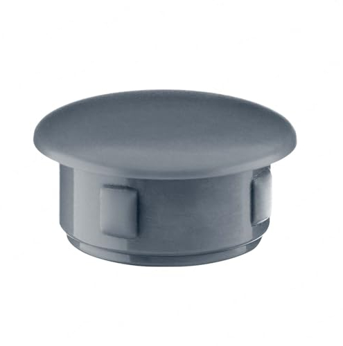 EMFA Abdeckkappen für 10mm Bohrlöcher Anthrazit 100 Stück - Blindstopfen 10 mm, Abdeckstopfen mit 13 mm Kopfdurchmesser