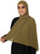 Medinah Premium Chiffon Hijab Kopftuch für Frauen - Modernes Kopftuch aus Leichtem Stoff, 180x70cm Groß, Hochwertiger Stoff (Moorbraun #21)