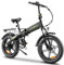 K KAISDA E-Bike Klapprad Elektrofahrrad Mit 20 Zoll Fat Tire, 48V 13Ah Lithium-Akku für Lange Reichweite bis 75KM, 7-Gang-All-Terrain Ebike Herren für MTB, Strand & Schnee (K2M)