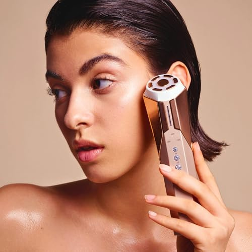 REVA | Instant Age Renewal Wand by Project E Beauty | Anti-Aging Facial Massager | LED Light | EMS & Radio Frequency Skin Tightening & Lifting | Sculpting & Toning | Anti-Wrinkle