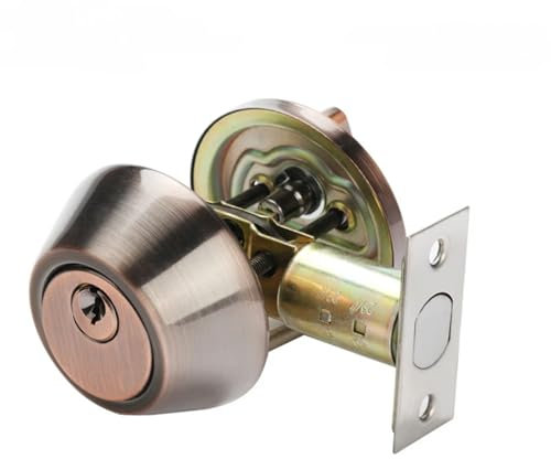 Bombin Cerradura Cerradura de puerta de casa, cerrojo de un solo cilindro, cerrojo de acero inoxidable, cerradura de puerta de engranaje de bloqueo de forma redonda, cerradura Invisible Bombin de Segu