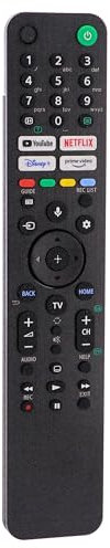 Everyday Remotes - Telecomando Universale di Ricambio per TV Sony Bravia - Batterie Incluse (RMF-TX520E/RMFTX520E Senza Marca)
