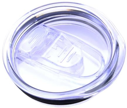 Cup Splash Spill Proof Resistant Silicone Slide Cover Clear Lid Replacement compatible for 12OZ 16OZ 20OZ Skinny Tumbler