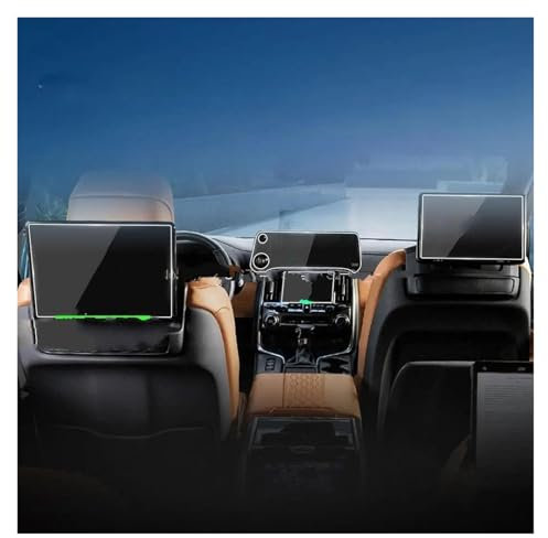 Auto Navigation Schutzfolie Für Lexus LX600 2023 Auto Infotainment Hinten-Sitz Unterhaltung TV Navigation Display Anti-Scratch Gehärtetes Glas Screen Protector GPS Transparent Navi Folie