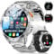 SIEMORL 1.56 AMOLED Smartwatch for Men, 24/7 Heart Rate, SpO2 & Sleep Monitoring,Bluetooth 5.3 Calls,100+ Sports Modes, 5ATM Waterproof Fitness Tracker 7-Day Battery, iPhone & Android Compatible