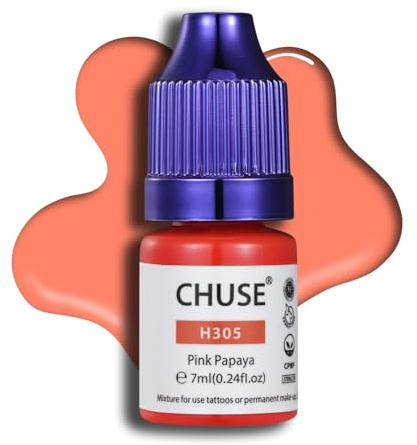 CHUSE PMU Hybrid Liquid Lip Pigment 7ml/0.24oz (Papaya Pink H305)