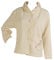 Slenderella Ladies Soft Polar Fleece Button Up Bed Jacket Floral Embroidered Detail House Coat UK 20/22 (Vanilla)