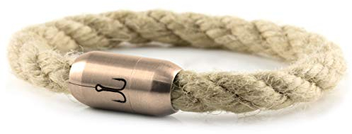 Fischers Fritze® Segeltau Armband KÖNIGSMAKRELE 2.0 Natur gedreht (22)