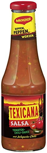 Maggi Texicana Salsa Tomaten - Chili - Sauce, 12er Pack (12 x 500 ml)