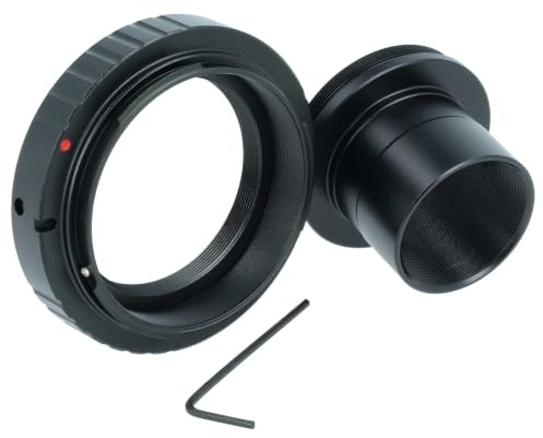vhbw Adapterring T2-Ring Adapter 1,25 - M42 x 0,75 kompatibel mit Canon EOS 50D