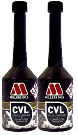 Millers CVL FUEL ADDITIVE VALVE SEAT LUBRICANT 2x 250ML