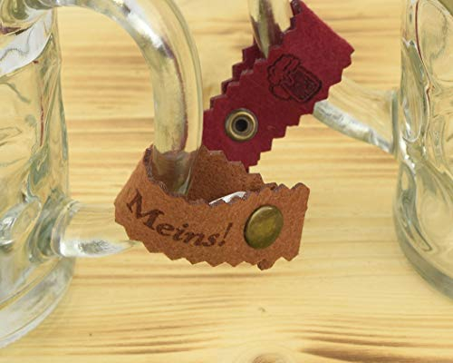 Henkelband 'Meins!' - Farbe wählbar - 1 Stück - Oktoberfest Maß Maßkrugband