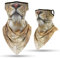 riou Herren Schlauchschal Multifunktionstuch Motorrad Mundschutz Halstuch 3D Tier Gedruckt Lustig Bandana Schlauchtuch