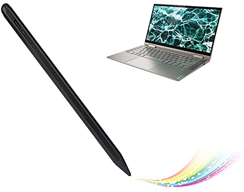 Active Stylus for Lenovo Yoga 7i/9i 2-in-1 Pen, Electronic Digital Pencil Compatible with Lenovo Yoga 7i/9i Stylus Pens,Good for Sketching and Note-Taking Pens with Type-C Rechargeable, Black