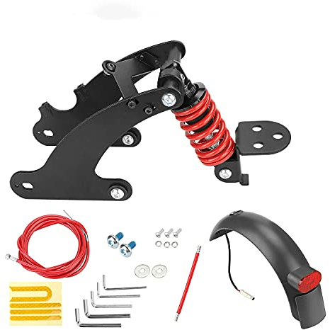 Fututech Kit Aufhängung hinten für Elektroroller für Xiaomi Pro Pro2, Stoßdämpfer, Schutzblech hinten, Zubehör für Scooter, Modifikation
