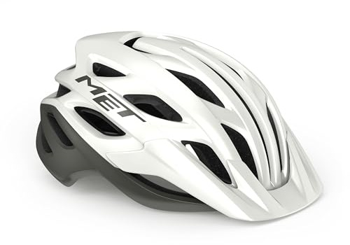 MTB Helme MET Helmets Veleno MIPS - White Gray - M / 56-58cm