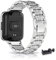 Metall Armband für Xiaomi Redmi Watch 3, Frauen Strass Glitzer Verstellbare Edelstahl Ersatzbänder Kompatibel mit Xiaomi Redmi Watch 3 (E)
