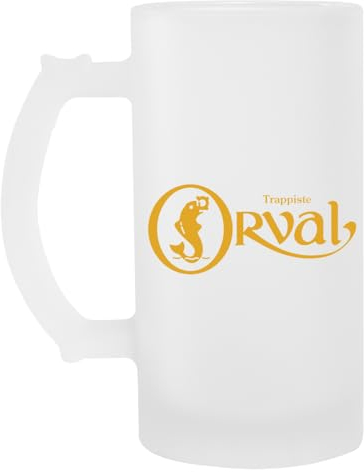 Suzetee Trpist-Orvl Verre À Bière Transparent Avec Gobelet À Poignée