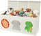 GRANNY SAYS Toy Storage Box, Pack of 1 Extra Large Toy Box, Kids' Toy Chests & Boxes, Fabric Toy Box with Lid, Kids Toy Box for Girls Boys Organising Children Kids Room Nursery Storage, White