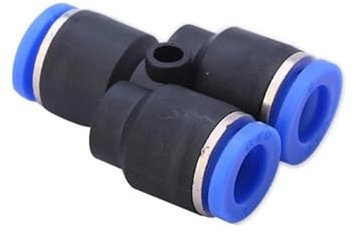 Raccord pneumatique 10 mm for tuyau d'air, raccord rapide for tuyau d'eau, connecteur en plastique PU PY, 1 pièce(PY)