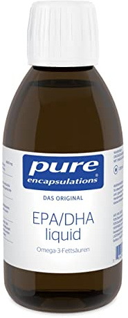 Pure Encapsulations - EPA/DHA liquid - Omega-3-Fettsäuren - Herzgesundheit, Gehirnfunktion, Blutdruckunterstützung - Nahrungsergänzungsmittel - 200 ml