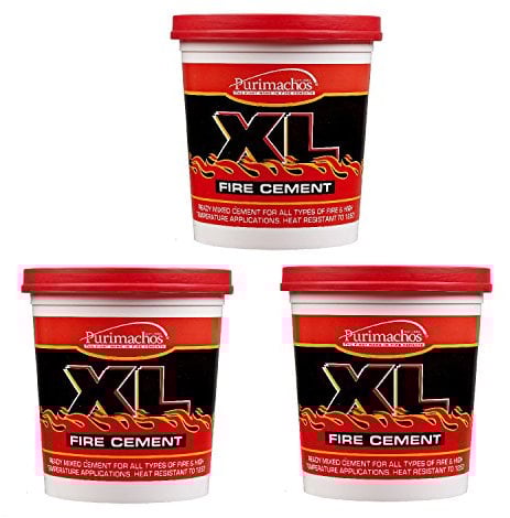 Everbuild XL Fire Cement - 1Kg Buff - 3 Pack