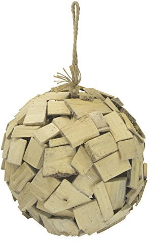 DECOLINE Dekokugel aus Holz Ø 35cm Natur