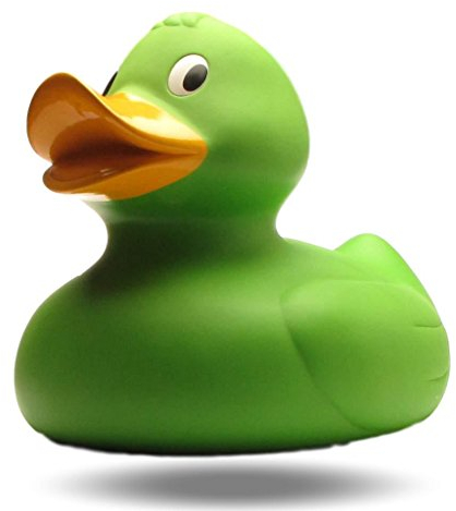 XXL-Badeente Alina grün 31cm I Quietscheente I Duckshop