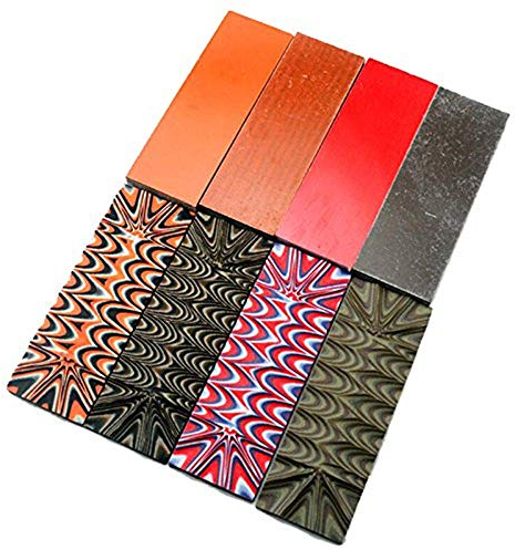 Aibote 1 Stück G10 Messergriff Material Platte Glasfaser Gepunktet Schlange Sound Waves Messer Custom DIY Werkzeug für Messer Herstellung Rohlinge Klingen