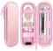 Fintie Holder Case for Apple Pencil Pro, Apple Pencil (USB-C) & Apple Pencil (1st / 2nd Gen), PU Leather Carrying Bag Sleeve Compatible with Apple Pen, USB Cable, Samsung Stylus, Rose Gold
