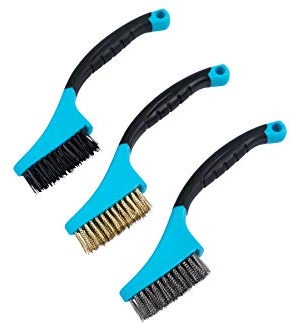 BlueSpot Tools 22505 Lot de 3 brosses métalliques