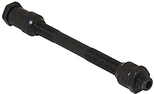 cyclingcolors asse ruota anteriore bici bicicletta 9mm x 108mm nero universale mozzo perno acciaio