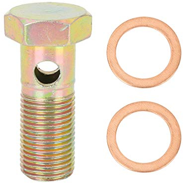 X AUTOHAUX Hohlschraube M16x1,5mm Banjo Schlauch Barb Bolzen Fitting Bremsen Zubehör Adapter