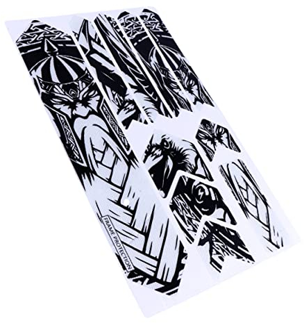CLISPEED Adesivo Telaio Bici: Mountain Bike Adesivo Protezione Telaio AntiGraffio Coperchio Protezione Adesivo Protezione Telaio Bici Bicicletta