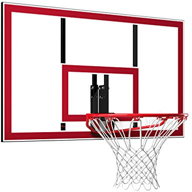 Spalding 44 Shatter-Proof Polycarbonate Backboard & Rim Combo