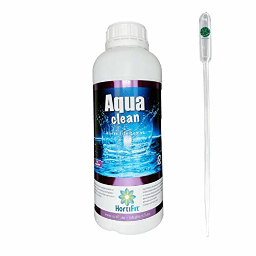 HortiFit Aqua Clean 1 L Reinigungslösung Bakterien Pilze Wasser Cleaner + Pipette