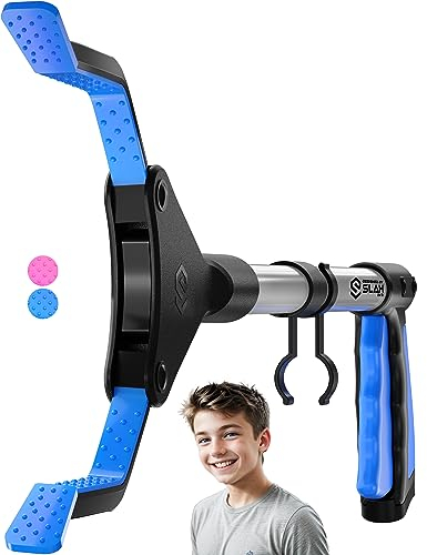 SLAH 26inches Litter Picker for Children, Grabber Stick, Helping Hand Grabbers for Disabled, Litter Pickers Foldable Rotating 360 Degree Reaching Aids (26inch Blue)