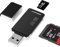 AIYEEN Lector de Tarjetas SD, Adaptador USB2.0 OTG 2-en-1 Adaptador de Tarjetas de Memoria con Cordón para TF, SD, SDHC, SDXC