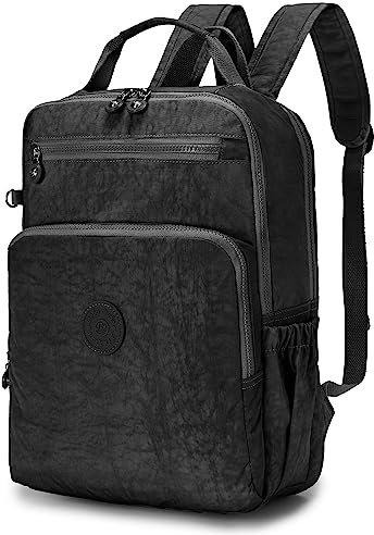 SPAHER Reiserucksack Handgepäck 40x30x20 Wizzair Vueling Laptop Rucksack 14 Zoll Kleiner Handgepäck Flugzeug Reisetasche unter dem Sitz Kabinengepäck Handgepäcksrucksack Pures Schwarz